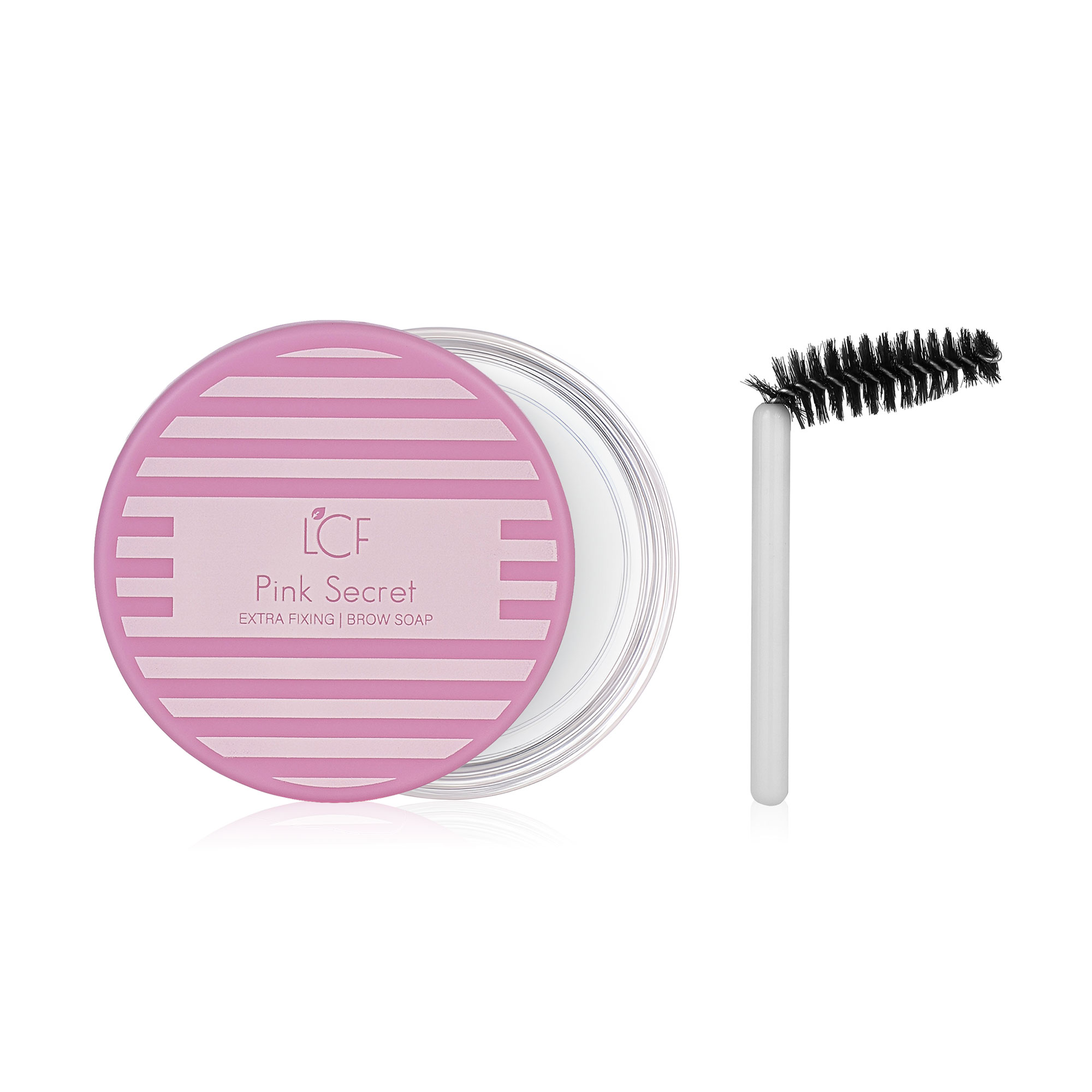 Мило для брів LCF Pink Secret з щіточкою, 12 г